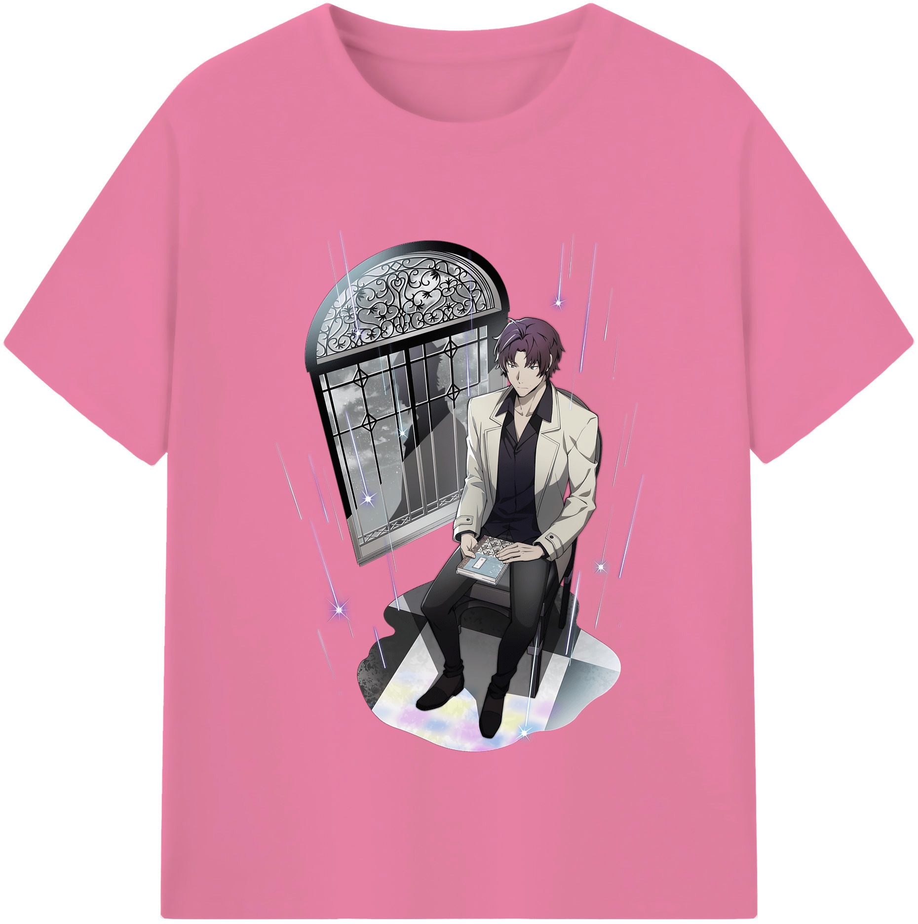 （画像用） 文豪ストレイドッグス Bungo Stray Dogs 綿100％半袖Tシャツ（フロントプリント）